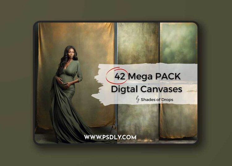 Shades of Drops - 406 Mega Pack Digital Canvases 1 Shades of Drops - 406 Mega Pack Digital Canvases