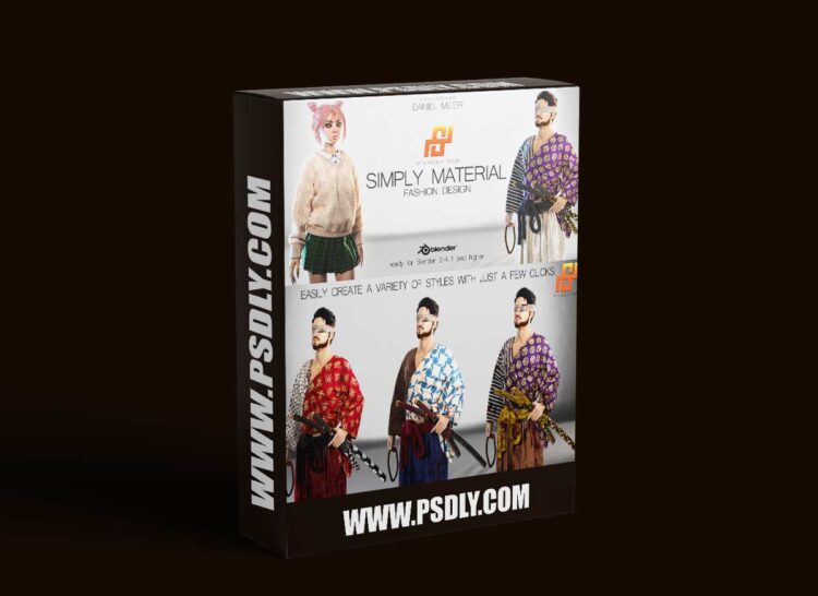 Simply Material | Fashion Design v1.8 for Blender 1 Simply Material | Fashion Design v1.7 for Blender 4.0 - 4.1