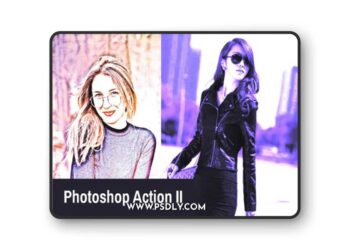 Sketching Action for Photoshop