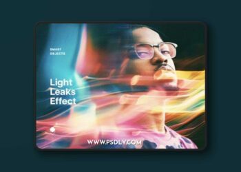 Smudged Light Leaks Photo Effect