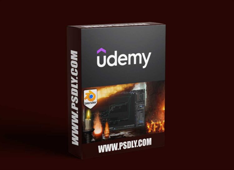 Udemy - Blender Geometry Node Fire Animation 1 Udemy - Blender Geometry Node Fire Animation