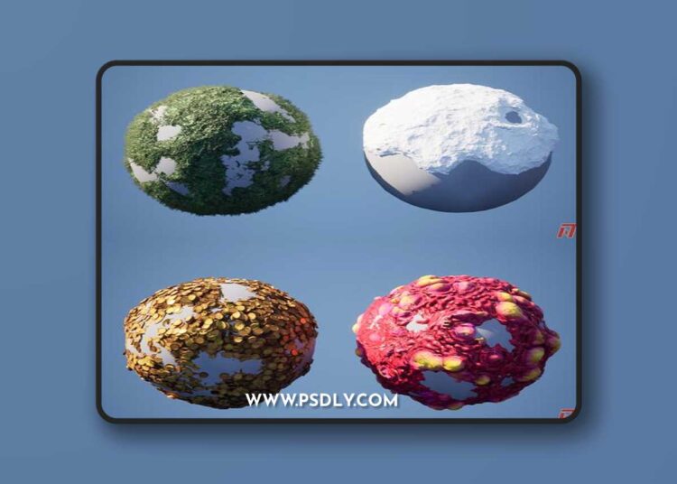 UnrealEngine - Procedural Moss & Snow 1 UnrealEngine - Procedural Moss & Snow