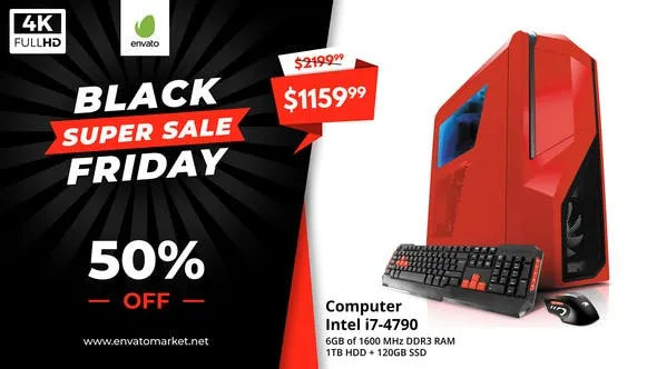 Videohive Black Friday Promo 22801624 1 Videohive Black Friday Promo 22801624