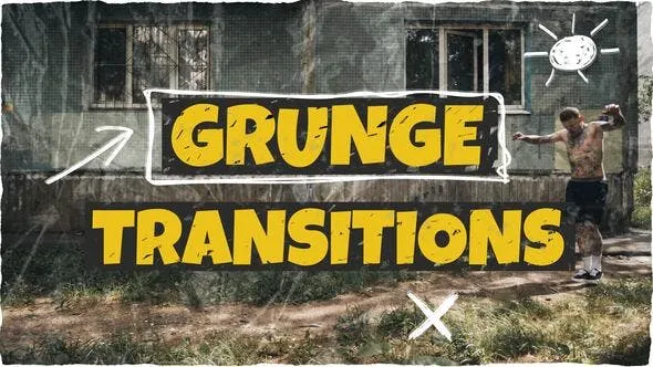 Videohive Grunge Transitions 52860438 1 Videohive Grunge Transitions 52860438
