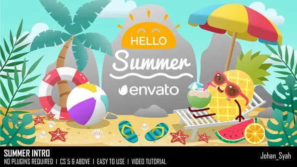 Videohive Summer Intro 52903821 1 Videohive Summer Intro 52903821