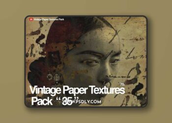 Vintage Paper Overlays Pack for Photoshop