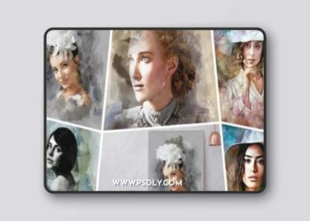 Watercolor Mixed Art Painting