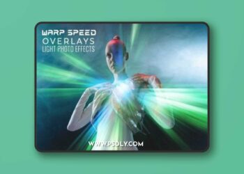 150 Warp Speed Light Effect Overlays
