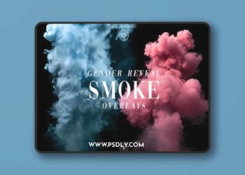 Gender Reveal Smoke Overlays