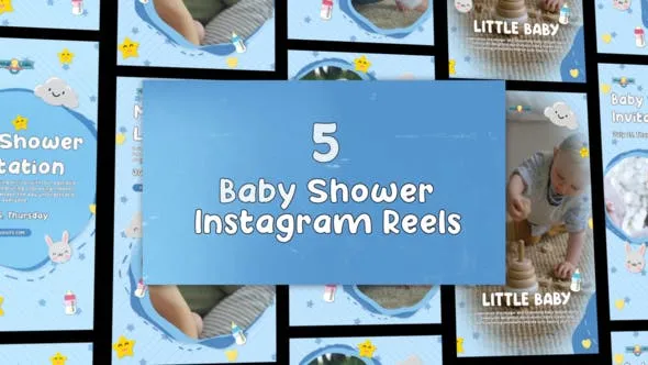 Videohive Baby Shower Instagram Pack 53217696 1 Videohive Baby Shower Instagram Pack 53217696