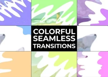 Videohive Colorful Seamless Transitions for After Effects 53379726