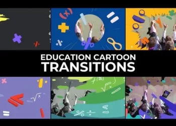 Videohive Education Cartoon Transitions for After Effects 53181667