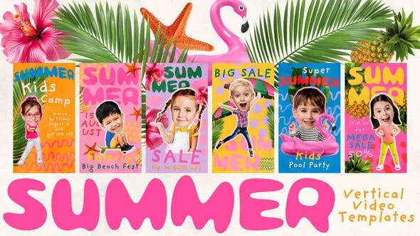 Videohive Summer Kids Reels 53330395 1 Videohive Summer Kids Reels 53330395