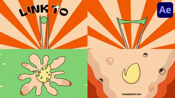 Videohive Sushi Chopsticks Logo Opener for After Effects 53381023 1 Videohive Sushi Chopsticks Logo Opener for After Effects 53381023
