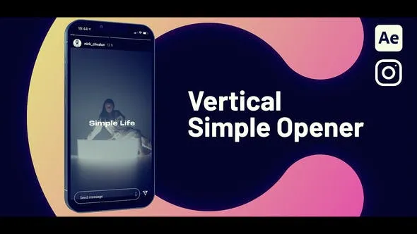 Videohive Vertical Simple Opener 53459883 1 Videohive Vertical Simple Opener 53459883