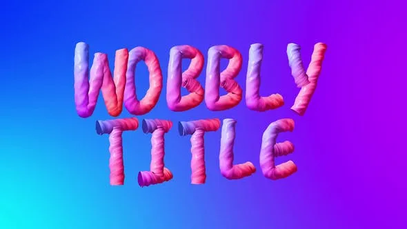 Videohive Wobbly Title 53330456 1 Videohive Wobbly Title 53330456