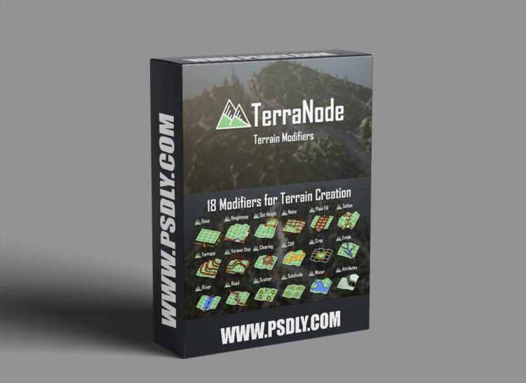 Terranode - Terrain Modifiers v1.4.0 for Blender 1 Terranode - Terrain Modifiers v1.3 for Blender