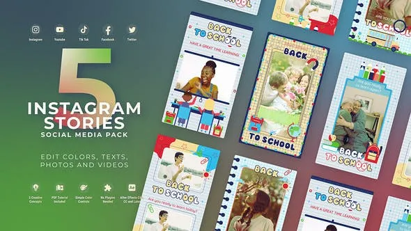 Videohive Back To School Education Instagram Vertical Stories 53545013 1 Videohive Back To School Education Instagram Vertical Stories 53545013