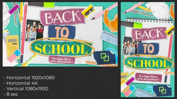 Videohive Back To School Paper Slideshow 53875616 1 Videohive Back To School Paper Slideshow 53875616