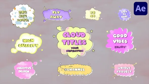 Videohive Cloud Plates Titles for After Effects 53965345 1 Videohive Cloud Plates Titles for After Effects 53965345