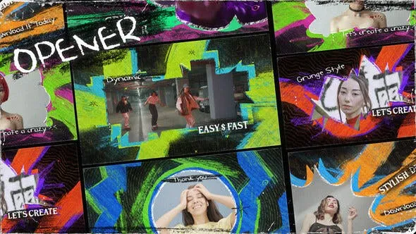 Videohive Grunge Brush Opener 53953285 1 Videohive Grunge Brush Opener 53953285