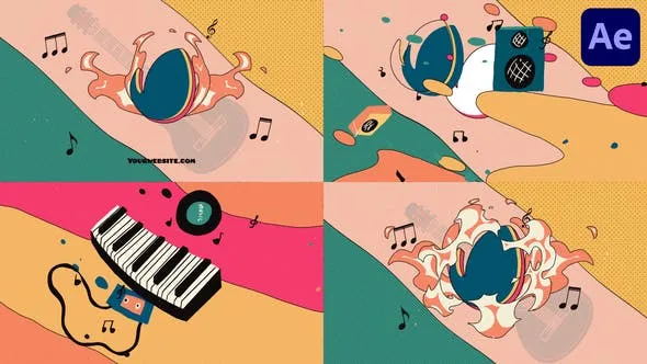 Videohive Music Colorful Logo Opener for After Effects 53966697 1 Videohive Music Colorful Logo Opener for After Effects 53966697