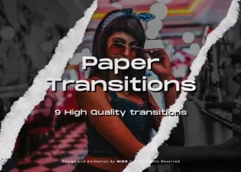 Videohive Paper transitions 53668828