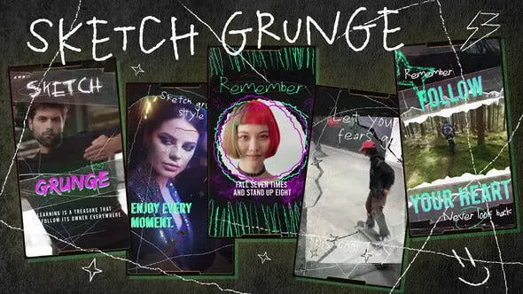 Videohive Sketch Grunge Stories 53696202 1 Videohive Sketch Grunge Stories 53696202
