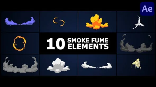 Videohive Smoke Fume Elements for After Effects 54011341 1 Videohive Smoke Fume Elements for After Effects 54011341