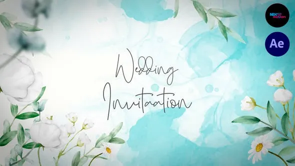 Videohive Watercolor Wedding Invitation Slideshow 2.0 54033102 1 Videohive Watercolor Wedding Invitation Slideshow 2.0 54033102