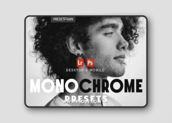 Monochrome Lightroom Presets N36M22E