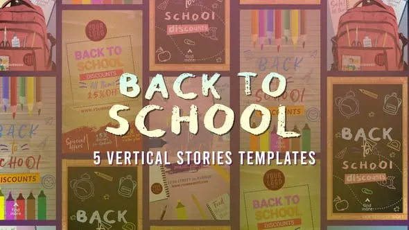 Videohive Back to School Stories 54124029 1 Videohive Back to School Stories 54124029