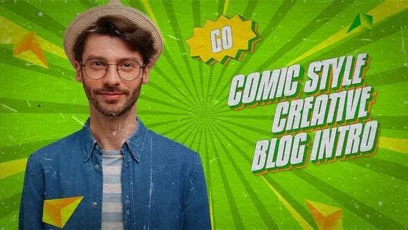 Videohive Comic Style Blog Intro 54095322 1 Videohive Comic Style Blog Intro 54095322
