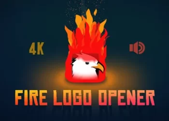 Videohive Fire Logo Opener 14852559