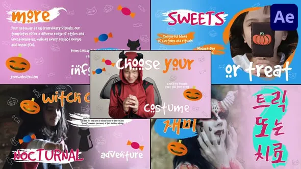 Videohive Halloween Kids Typography for After Effects 54429318 1 Videohive Halloween Kids Typography for After Effects 54429318