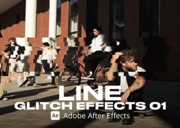 Videohive Line Glitch Effect 01 Ae 54273264