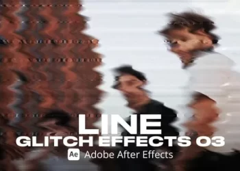 Videohive Line Glitch Effect 03 Ae 54359664