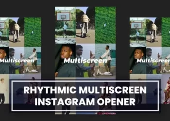 Videohive Rhythmic Multiscreen Opener Instagram 54237717