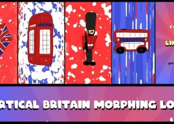 Videohive Vertical Britain Morphing Logo for After Effects 54215878