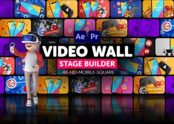 Videohive Video Wall Stage Builder 34153157