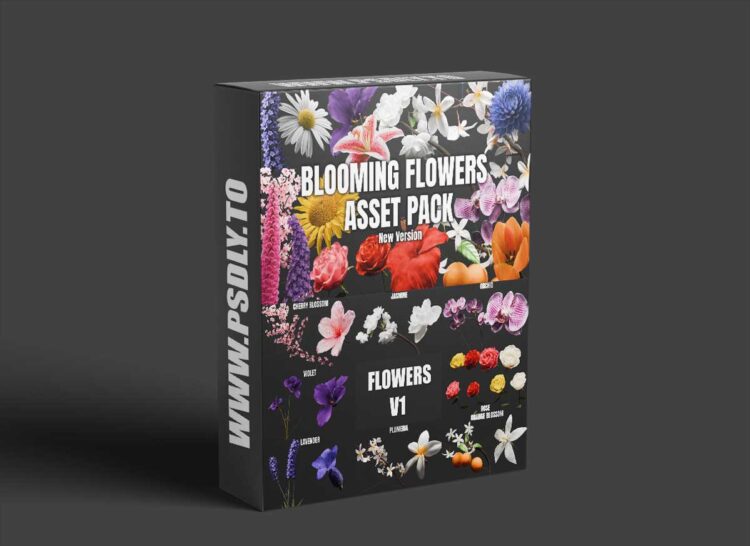 blendermarket - Blooming Flowers - Geo Nodes Curve Asset Pack 1 blendermarket - Blooming Flowers - Geo Nodes Curve Asset Pack