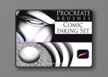 Comic Inking Set - Procreate Brushes
