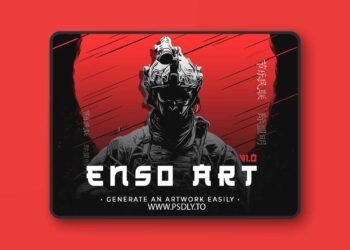 Enso Art Photoshop Tool EN7WT6A