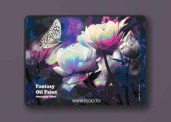 Fantasy Oil Paint Photo Effect QSHLSE9