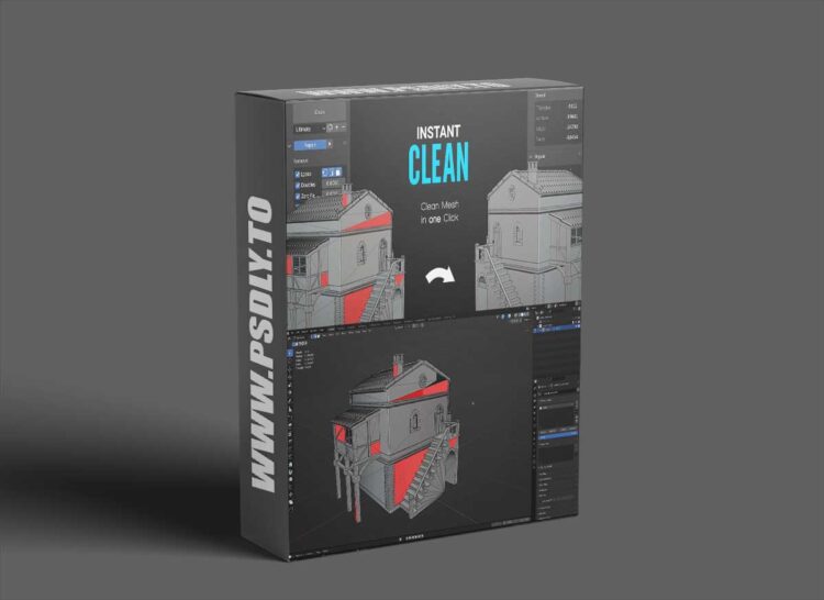 Instant Clean v2.2.5 for Blender 1 Instant Clean v2.2.0 for Blender