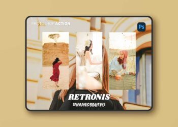 Retronis Photoshop Action F58M3TY