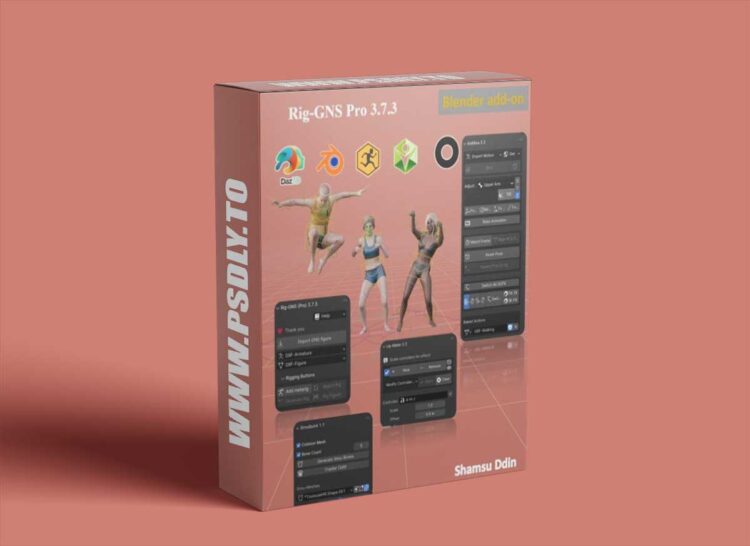 Rig-GNS (Pro) v3.7.4 for Blender 1 Rig-GNS (Pro) v3.7.4 for Blender