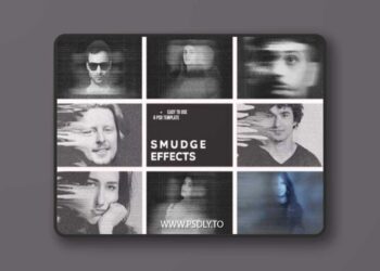 Smudge Photocopy Scan Effect