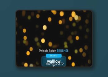 Twinkle bokeh light effects photoshop brushes UTD2YC5