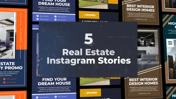 Videohive 5 Real Estate Instagram Pack 54946880 1 Videohive 5 Real Estate Instagram Pack 54946880
